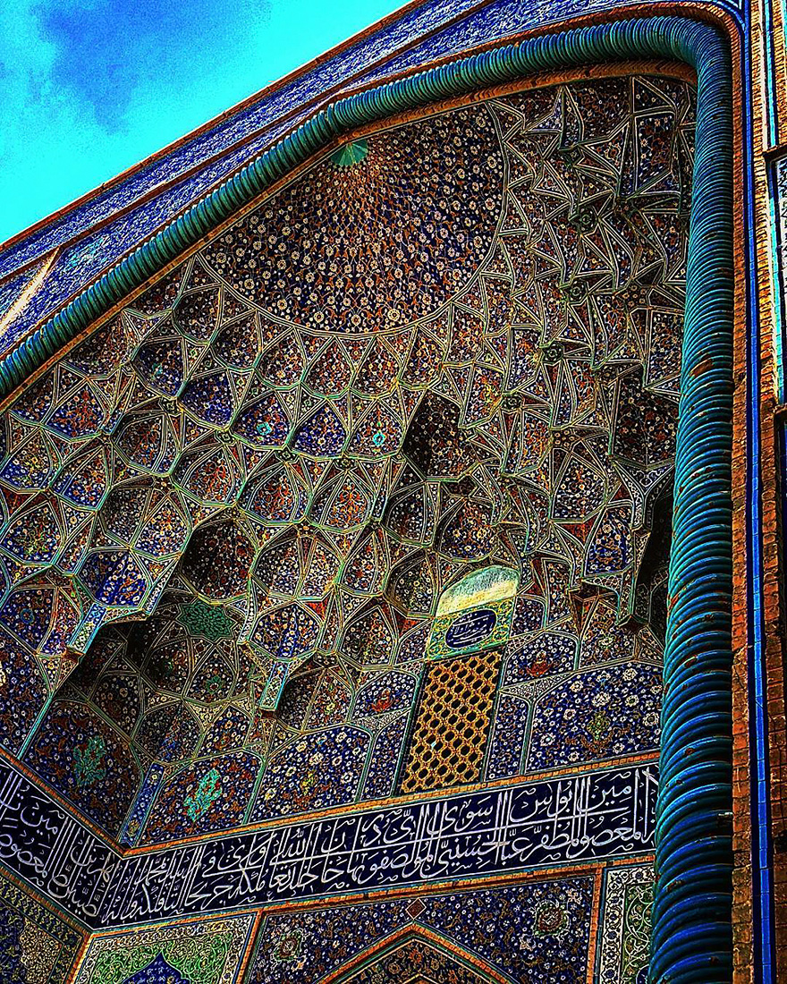 Moscheea Sheikh Lotfollah, Esfahan, Iran, veche de 400 de ani