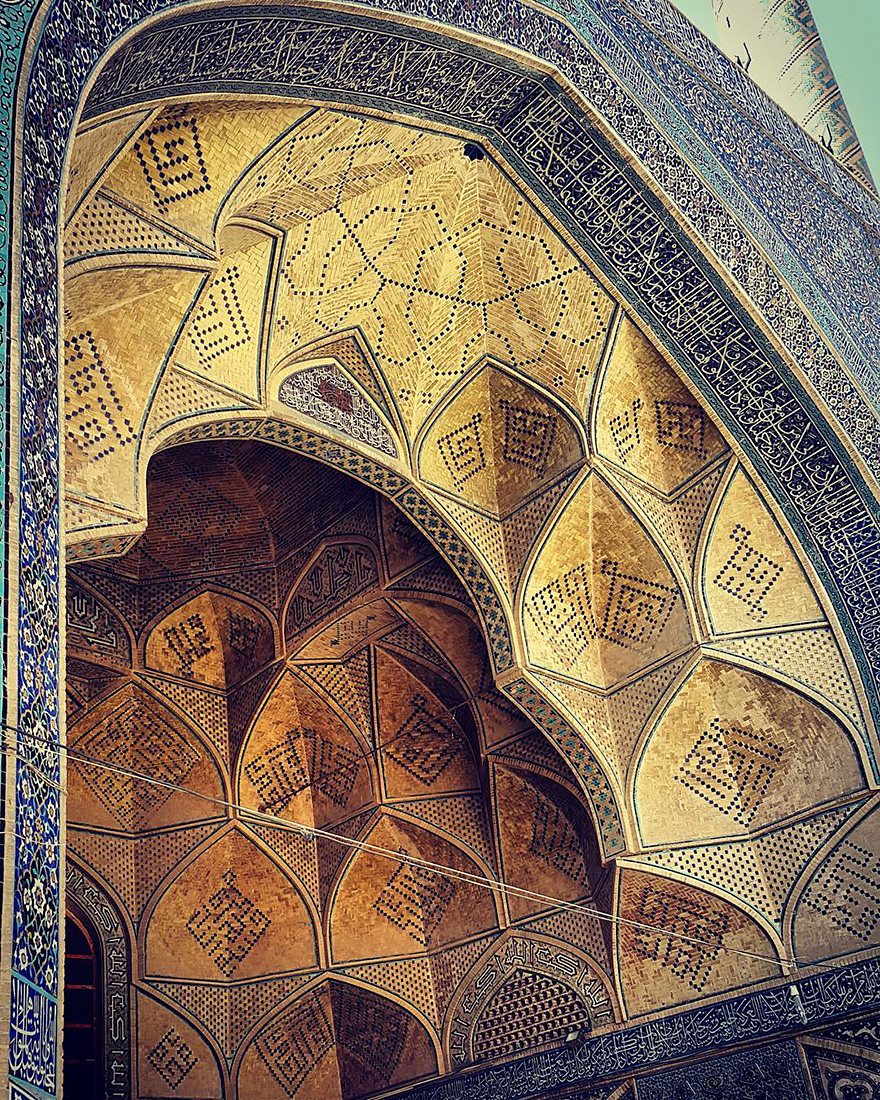 Moscheea lui Jameh, Esfahan, Iran, veche de 900 de ani
