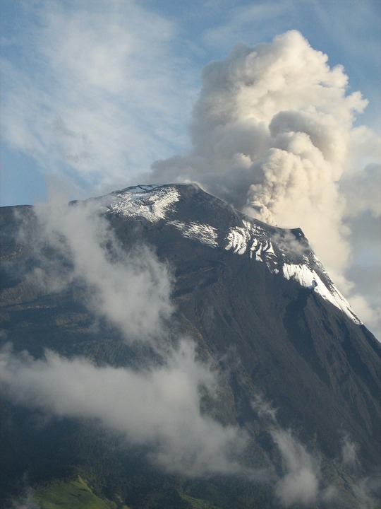 Vulcanul Tungurahua, Ecuador