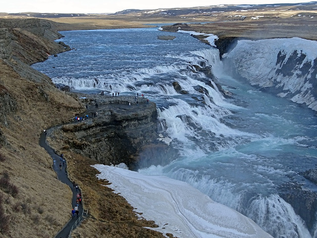 Cascada Gullfoss, Islanda