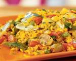 4. Paella vegetariana