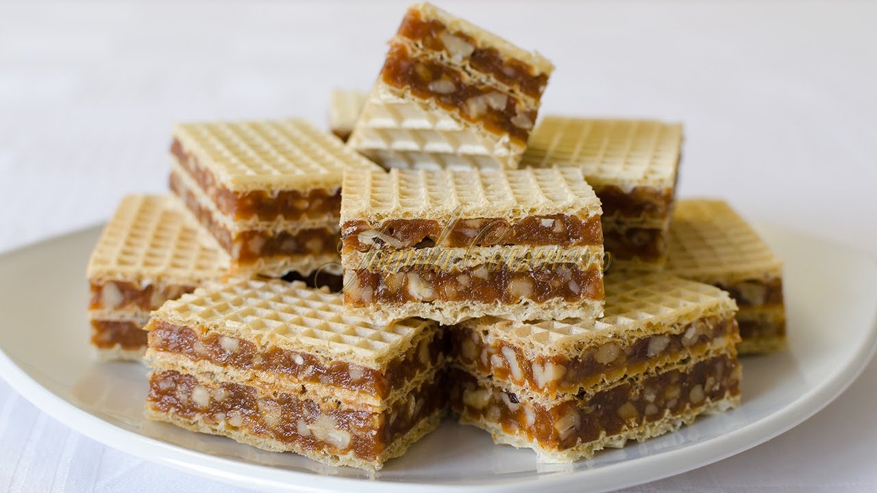 7. Foi de napolitane cu caramel