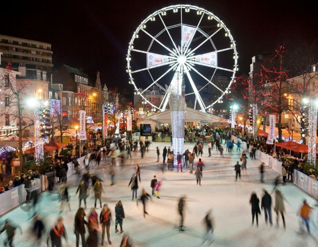 Grand Place si Piata Sainte-Catherine din Bruxelles, Belgia
