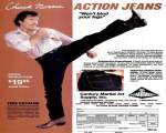 10. Si-a creat propria linie de blugi numita "Action Jeans" care sunt destinati miscarilor mai largi