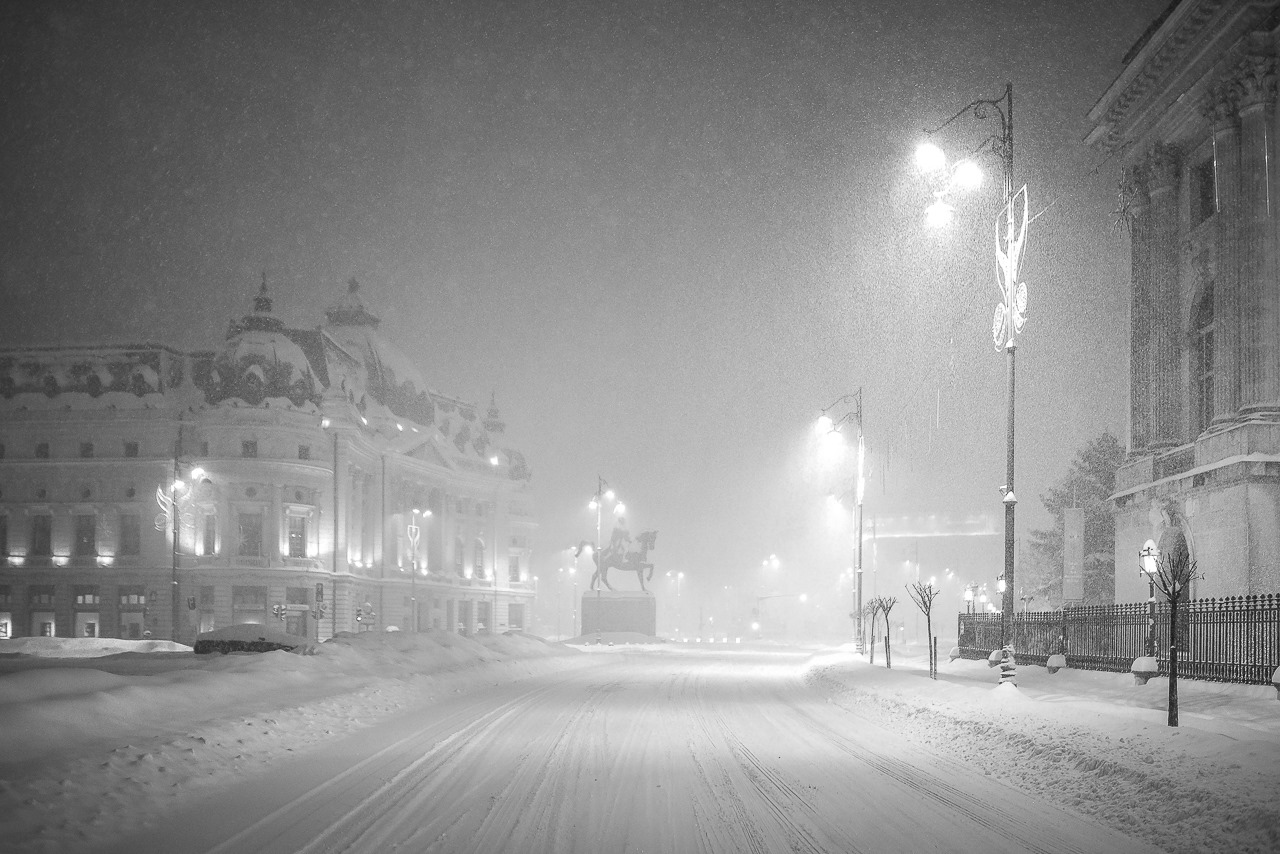 Iarna lui 2017 in Bucuresti
