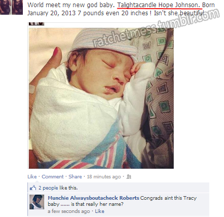 Talightacandle Hope Johnson, un nume greu de pronuntat