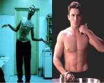2. Christian Bale a ajuns aproape anorexic pentru rolul din The Machinist