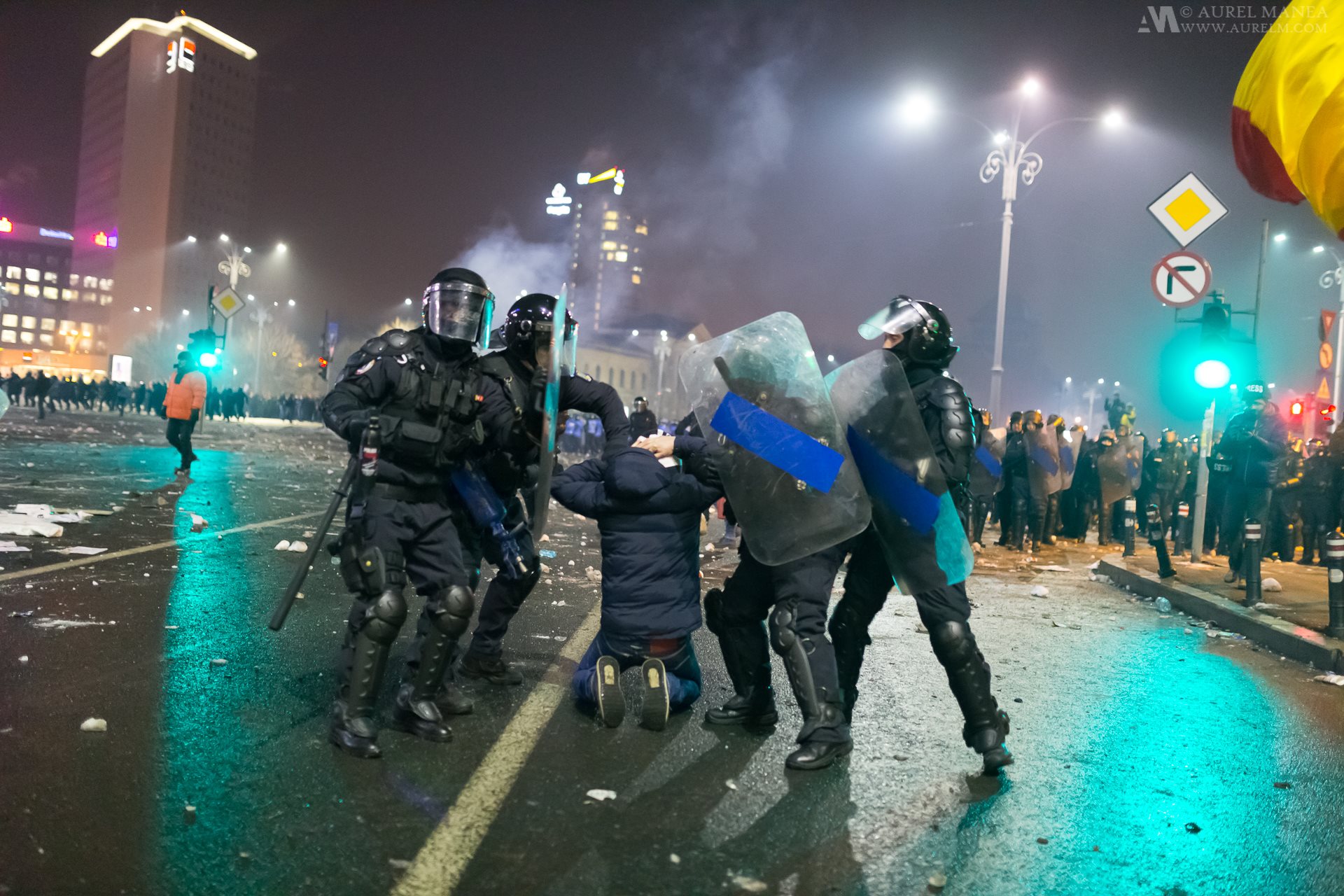 Proteste Piata Victoriei impotriva modificarilor prin OUG a codurilor penale
