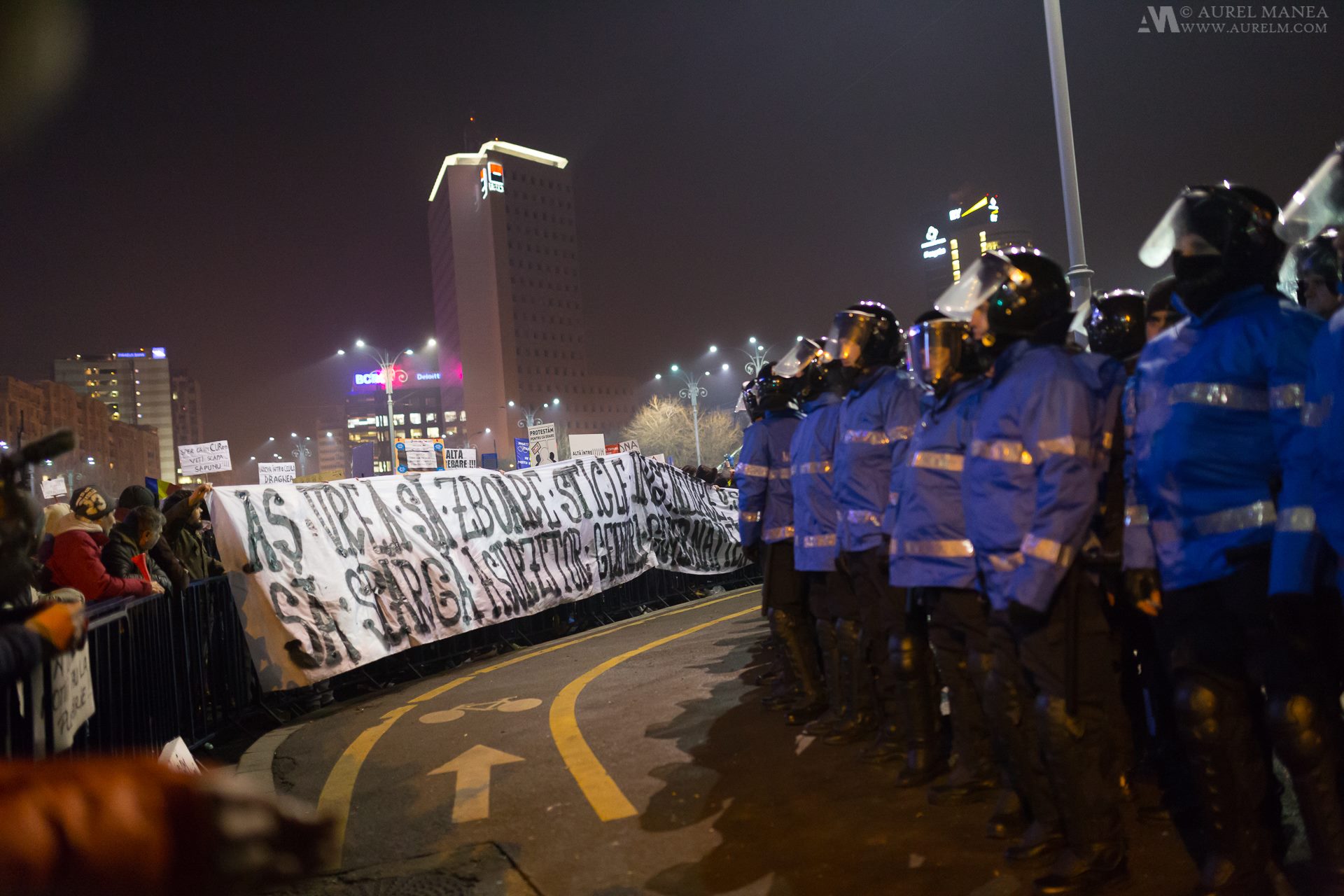 Proteste Piata Victoriei impotriva modificarilor prin OUG a codurilor penale