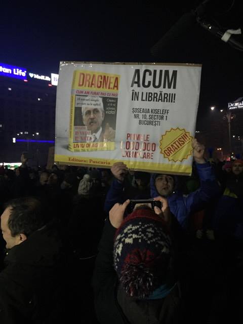Mesajul unui protestatar