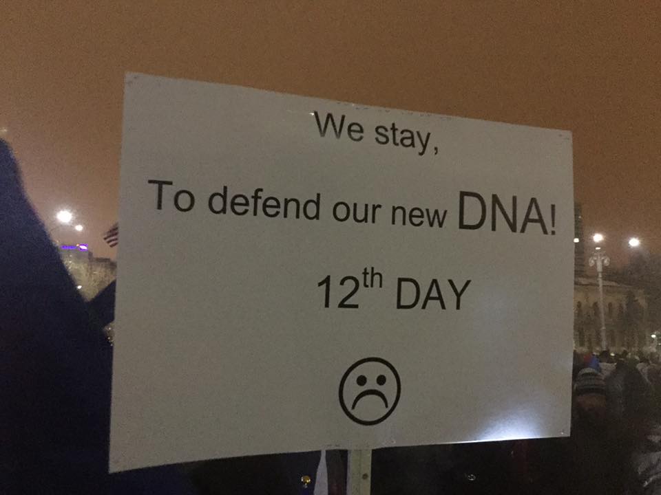 Ziua a XII-a. Mesaje din Piata Victoriei