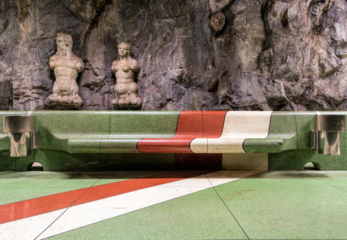 Statia de metrou  Kungstradgarden, Stockhlom, Suedia