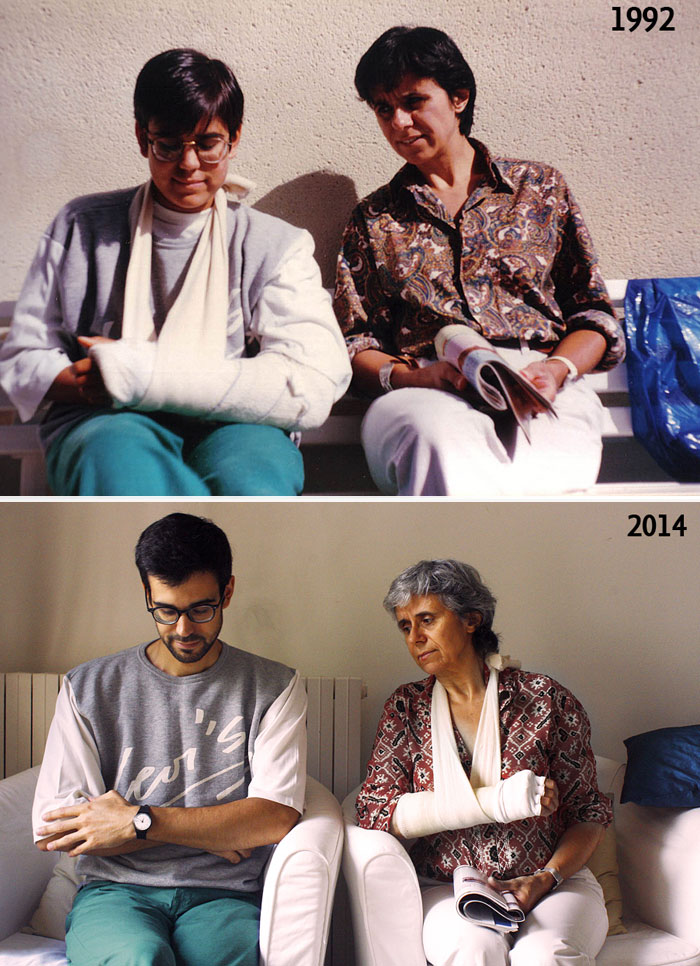 Mama si fiu, inainte si dupa 22 de ani