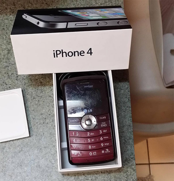 Cadoul facut de o mama fiicei sale care si-a piedut telefonul iPhone