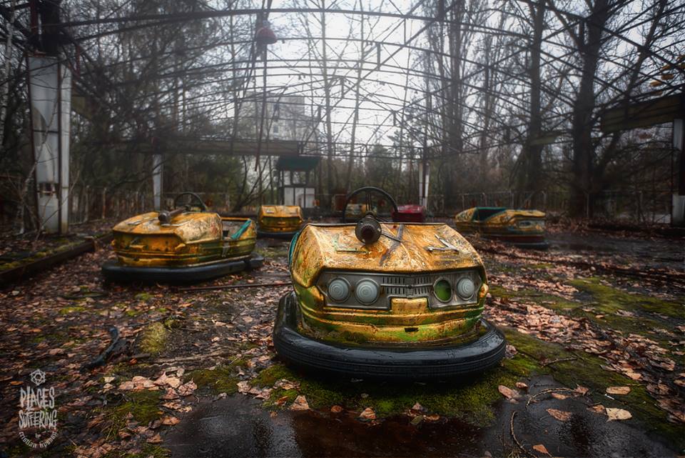 Parc de distractii abandonat