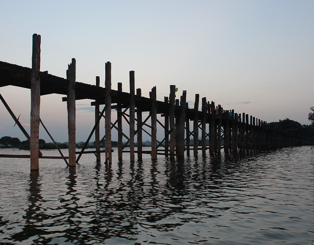 Podul U Bein, Myanmar