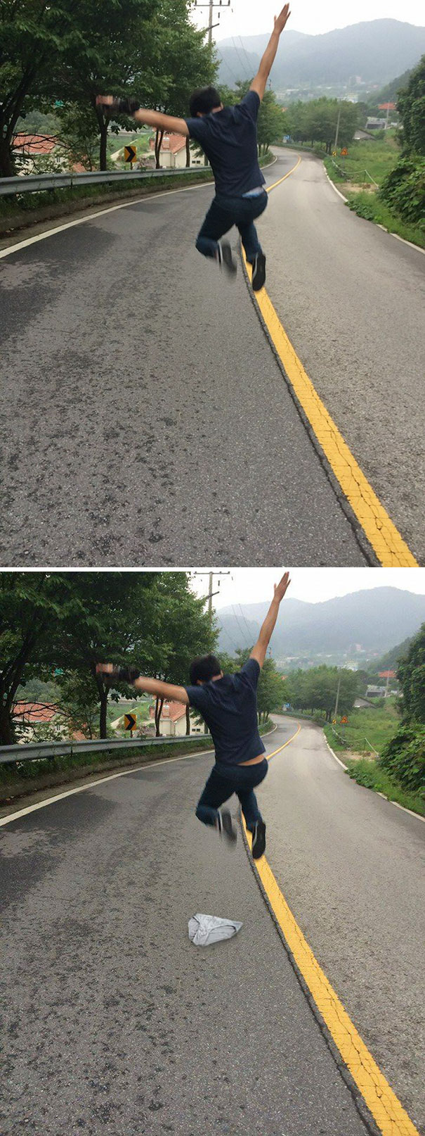 "Am facut o poza in timp ce saream si mi se vede lenjerie intima. Poti sa rezolvi asta?"