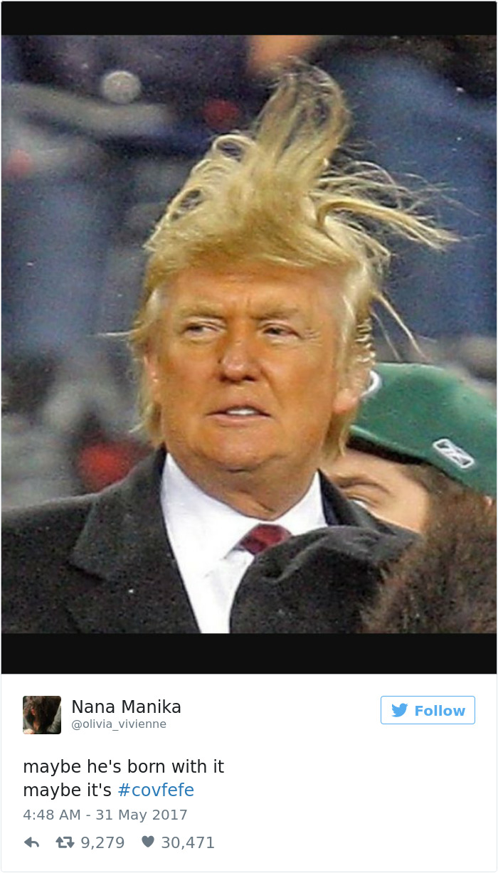 Cele mai amuzante reactii dupa ce Trump a scris cuvantul "covfefe" pe Twitter