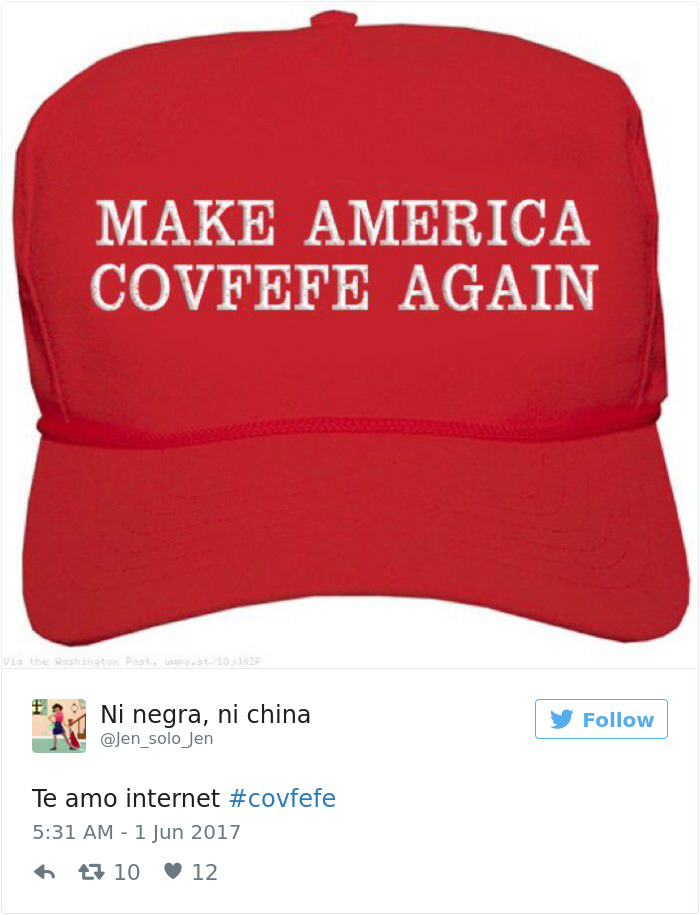 Cele mai amuzante reactii dupa ce Trump a scris cuvantul "covfefe" pe Twitter
