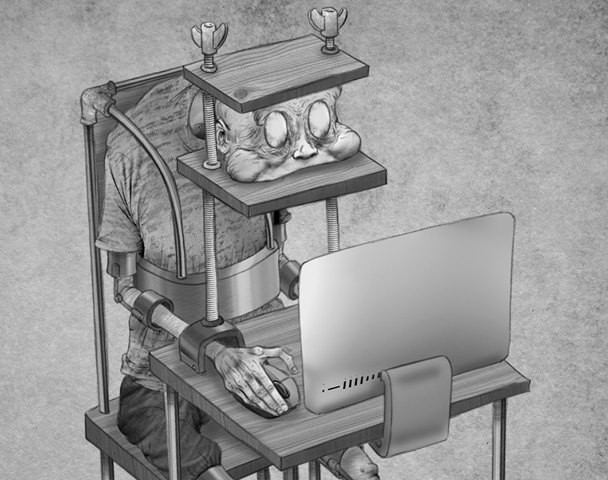 Ilustratii ce reflecta problemele societatii moderne