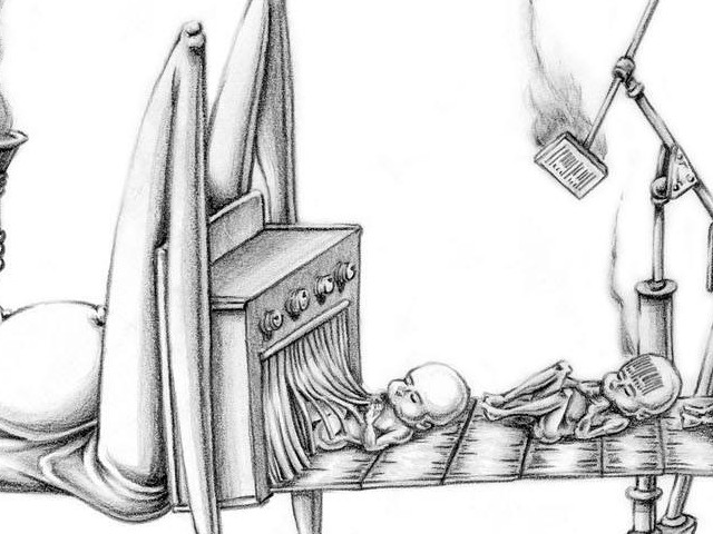 Ilustratii ce reflecta problemele societatii moderne