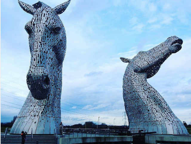"The Kelpies," Scotland
