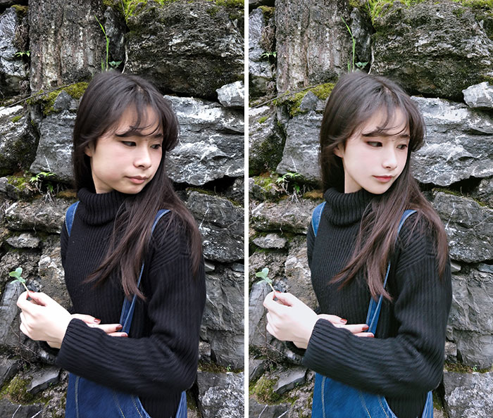 Inainte si dupa Photoshop