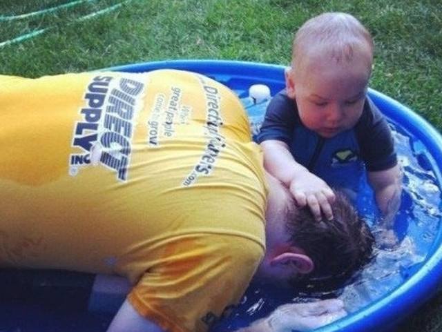 In caz ca tatal nu a mai facut o baie rece de ceva timp