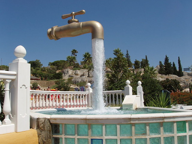 Tap Fountain, Santa Galdana, Menorca, Spain