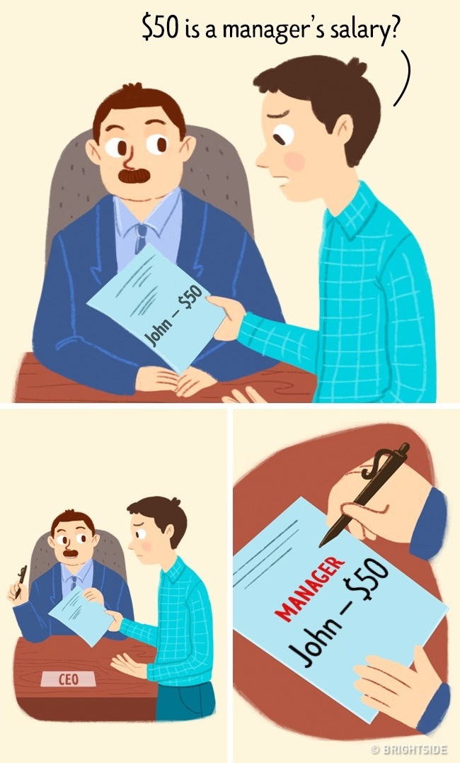 Functie inalta, bani putini