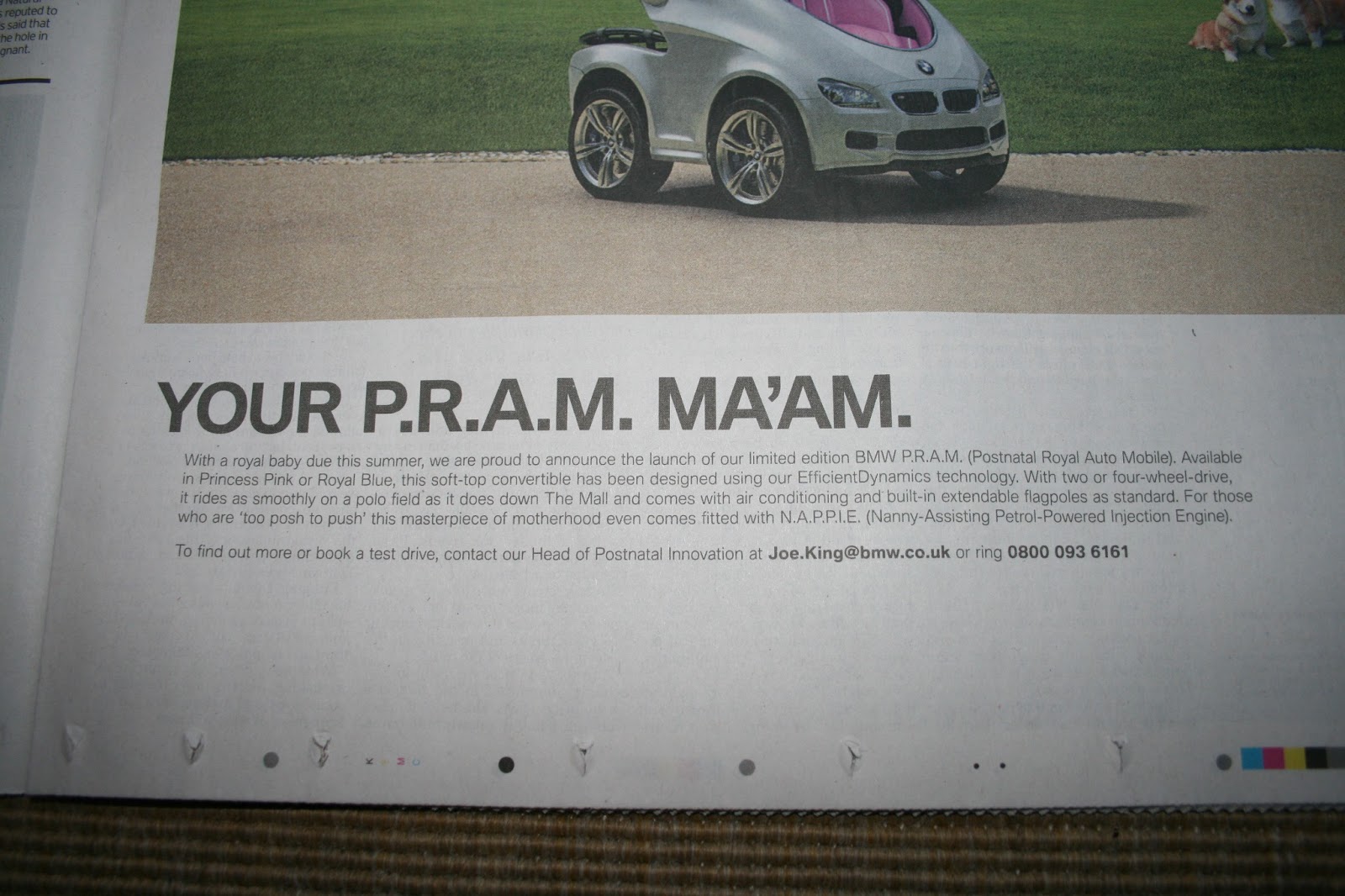 14. BMW are o traditie in a pacali unii oameni de 1 aprilie