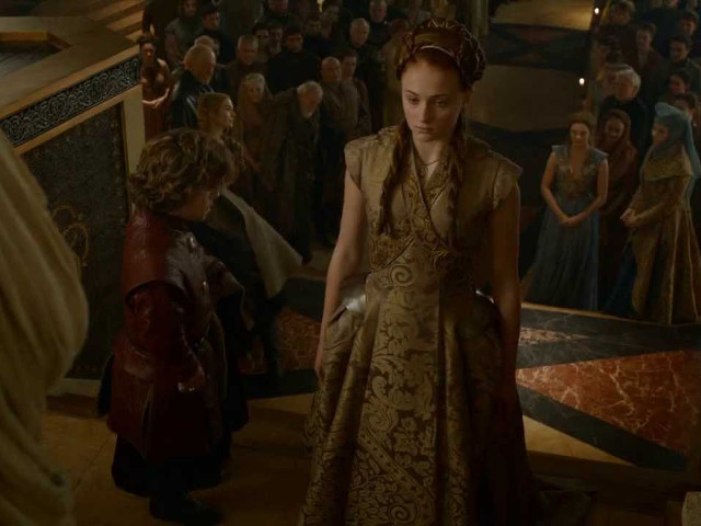 Mesaj transmis prin rochia Sansei