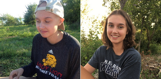 Imagini facute la interval de 2 ani. Zambetul ei, dupa ce a scapat de boala, spune mai mult decat 1.000 de cuvinte