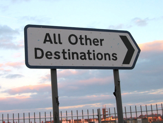 Atunci cand nu stii incotro sa mergi... alegi varianta: orice alte destinatii