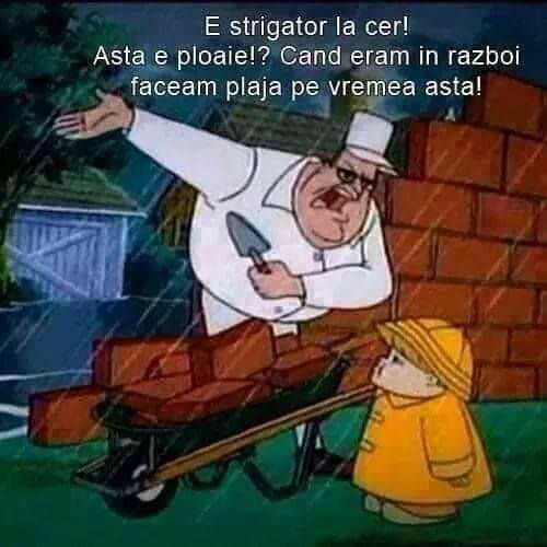 Cine s-a speriat de furtuna?