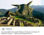 "Machu Pikachu" in loc de "Machu Picchu"