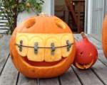 Ideea unui stomatolog pentru dovleacul de Halloween