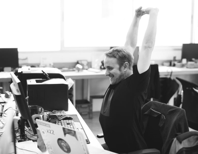 Iti faci "incalzirea" cand ajungi la munca...