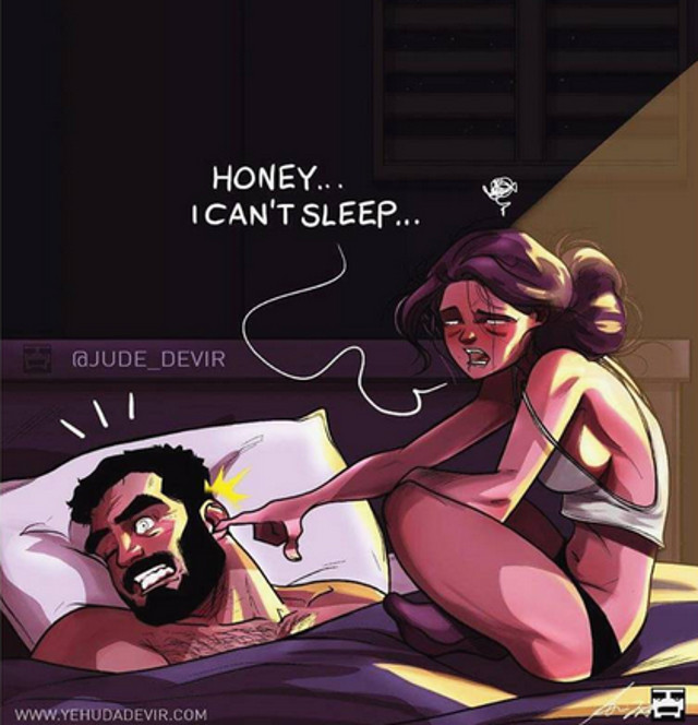 Cand ea nu poate sa doarma