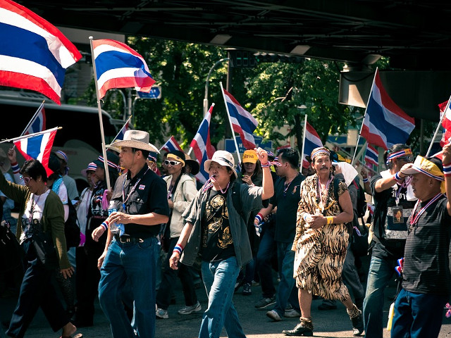 Protest in Bangkok, Thailanda