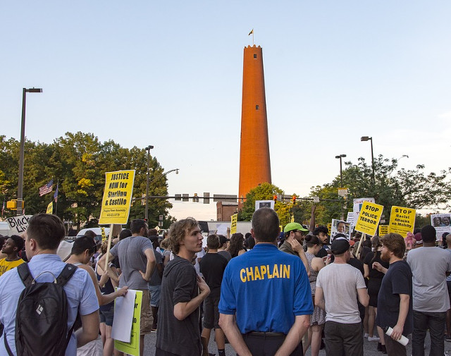 Protest in Baltimore, Maryland