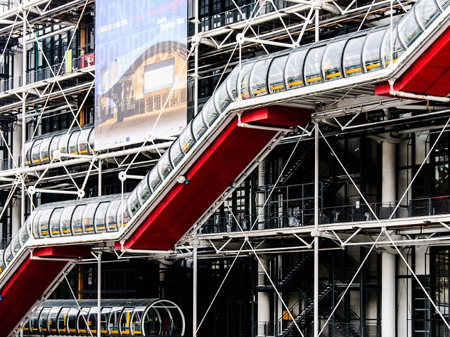 Centrul Cultural "Georges-Pompidou", Paris (Franta)