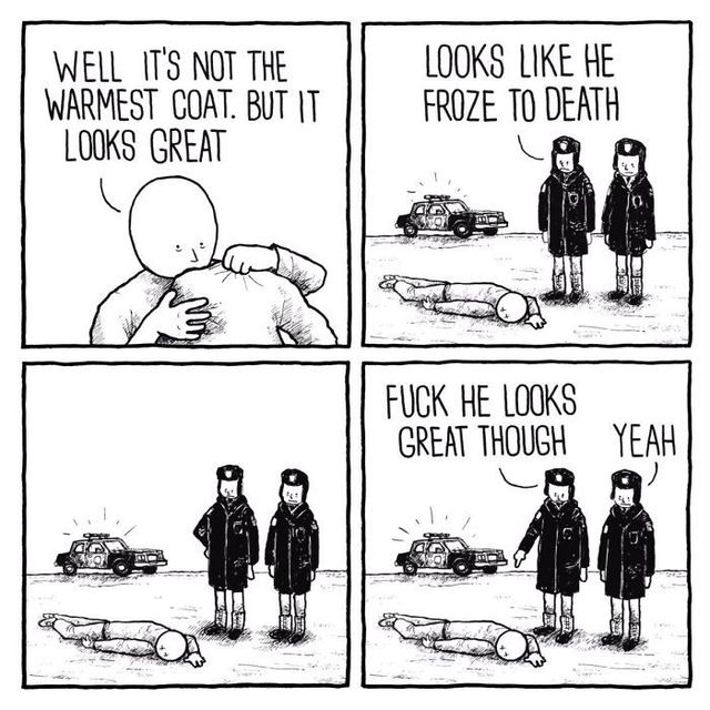 Ilustratii haioase care descriu perfect iarna