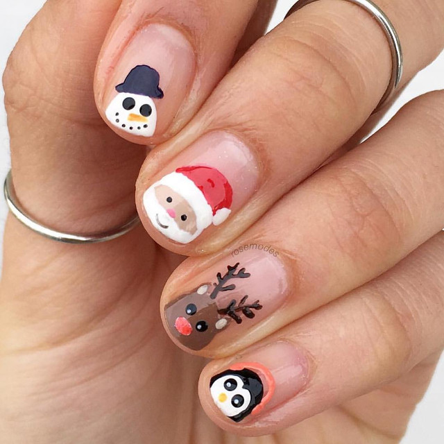 10 idei pentru manichiura de Craciun