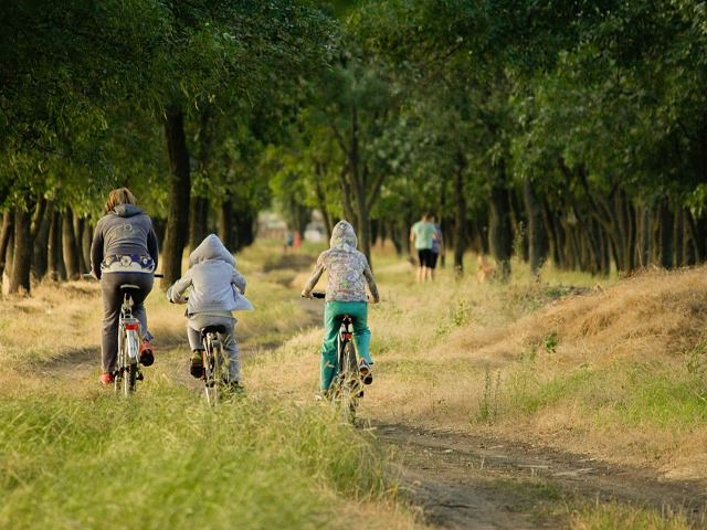 Se bucurau de activitati in aer liber