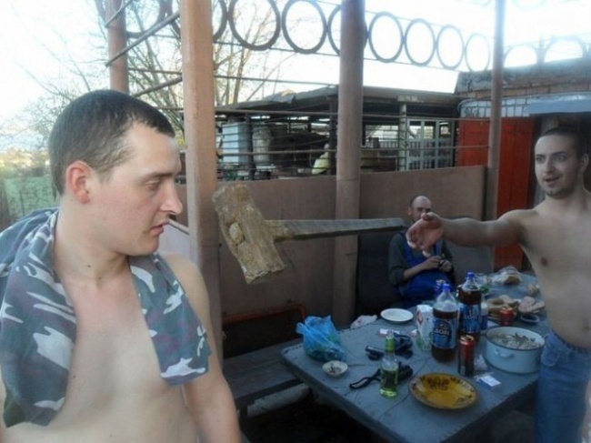 Probabil ca, dupa aceasta imagine, cineva a avut nevoie de spitalizare