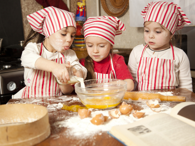 ... tocmai in bucatarie