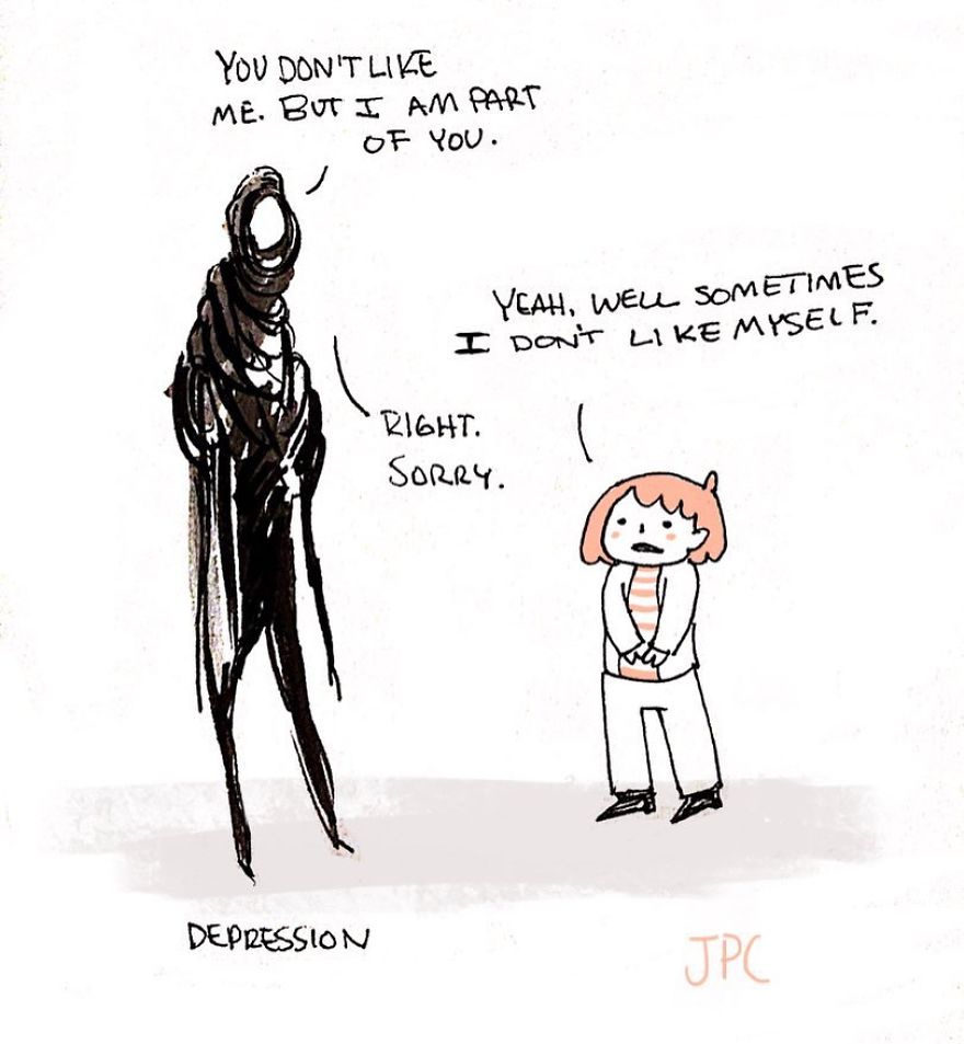 Depresia pare ca face parte din tine si ca nu va pleca vreodata