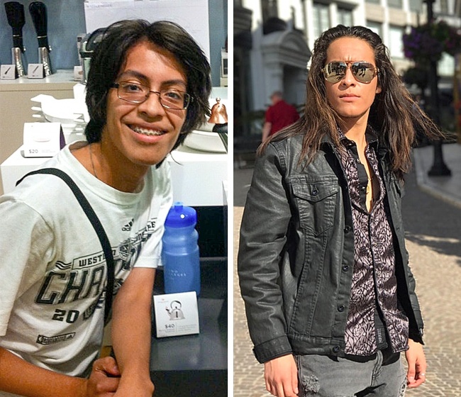 Imagini facute la o distanta de patru ani