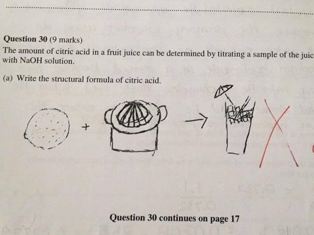 Scrie formula acidului citric. Un desen sugestiv